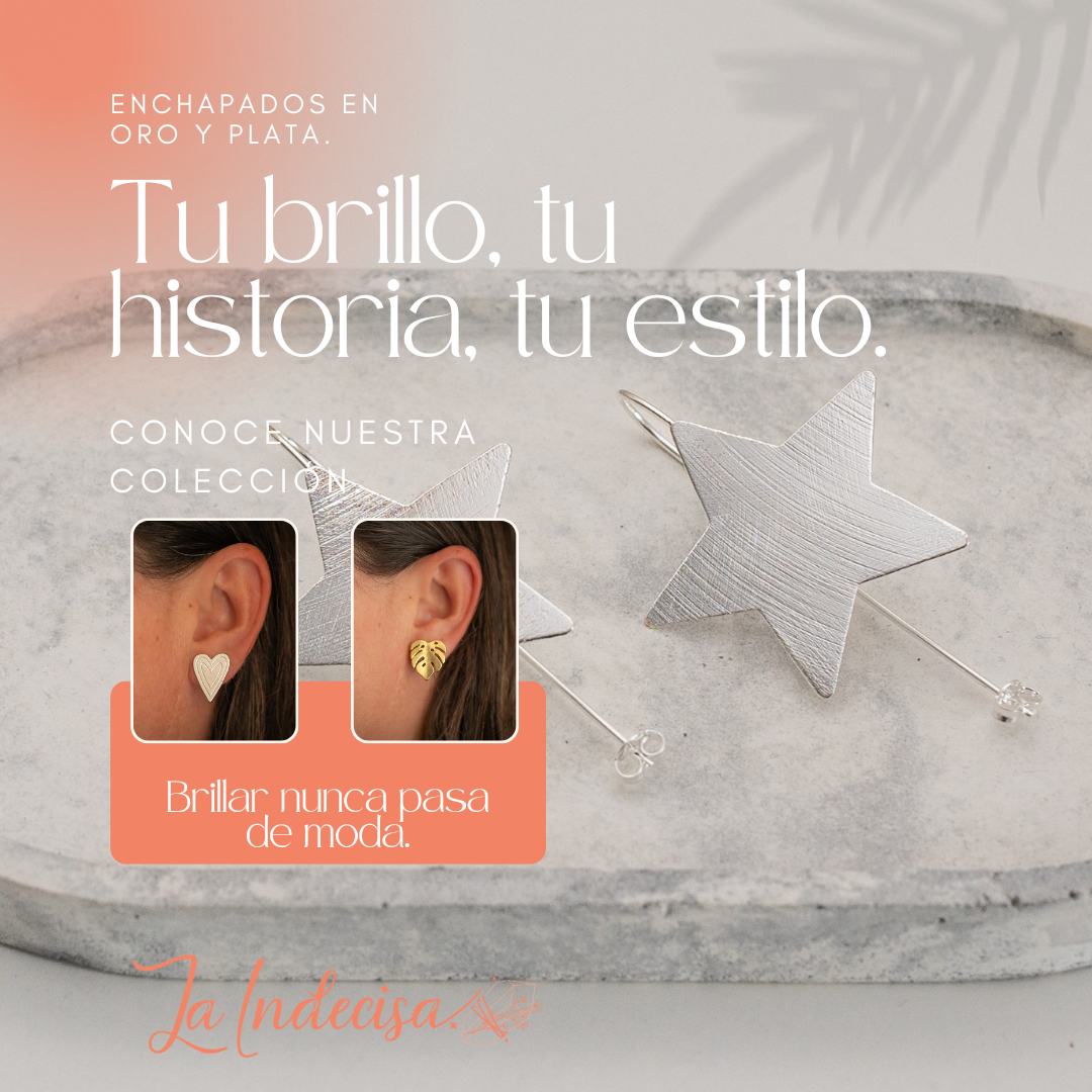 Aros Bañados en Oro y Plata (Hipoalergénicos)