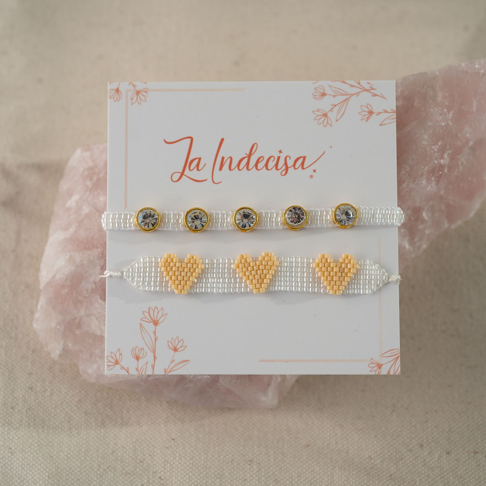 Set de Pulseras Blancas