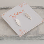 Aros Rayo Chapados en Oro o Plata