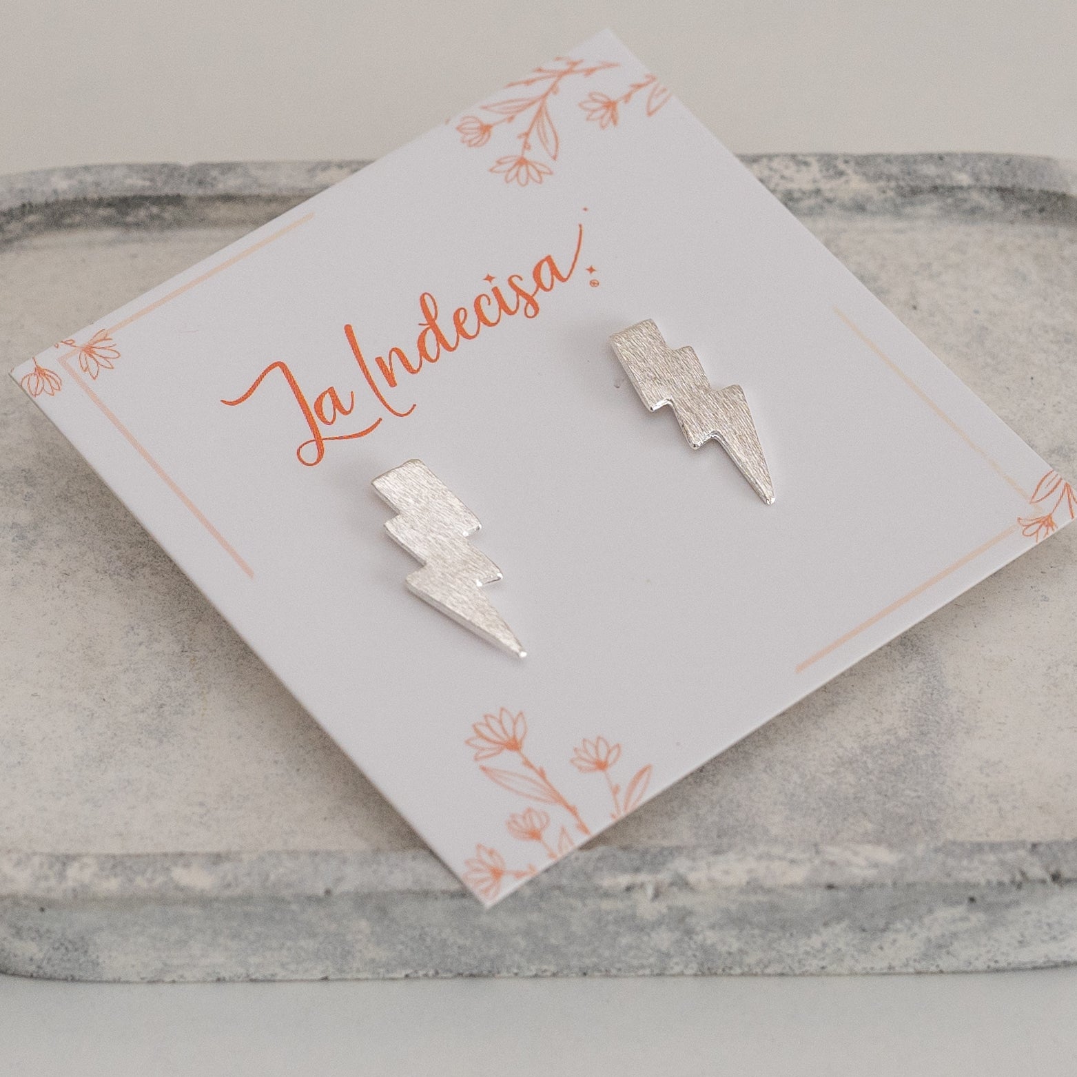 Aros Rayo Chapados en Oro o Plata