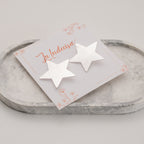 Aros Estrella XL Chapados en Plata