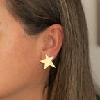 Aros Estrella Chapados en Oro o Plata